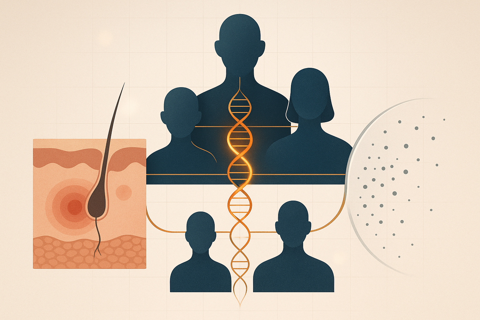 Hidradenitis Suppurativa Bulaşıcı mı - "Yayılıyor" ile "Bulaşıyor" Aynı Şey Değil: Genetik Yatkınlık ve Aile Riski ile ilgili saglik illustrasyonu
